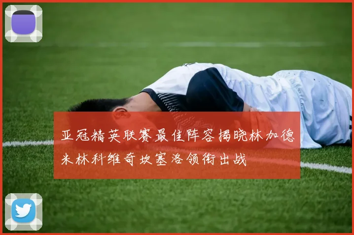 亚冠精英联赛最佳阵容揭晓林加德米林科维奇坎塞洛领衔出战